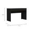 INFURNIC Desks Modern Writing Computer Desk with One Drawer and Spacious Leg Room for Home Office, Black, 47.3"*17.7"*29.5" - 4 of 4