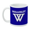 Wellesley College Primary Logo Ceramic Coffee Mug, Novelty Gift Mugs for Coffee, Tea and Hot Drinks, 11oz, White - 3 of 4