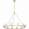 Crystorama Lighting Aragon 12 - Light Chandelier in  Soft Brass - 4 of 4