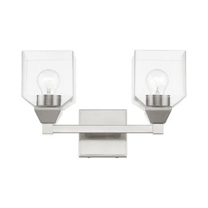 Livex Lighting Aragon 2 - Light Vanity in  Brushed Nickel - 1 of 4