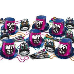 Beistle 90's New Year Asst for 50 Multicolored - 1 of 2