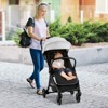 Infans Portable Baby Stroller One-Hand Fold Pushchair W/ Aluminum Frame Grey - image 2 of 4