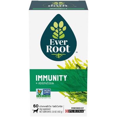 Purina EverRoot Natural, Organic Immunity Supplement Chewable Tablets for Dogs - 60ct