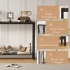 43.3 Inch Console Sofa Table, Modern Entryway Table, Metal Frame, 2 Shelves, For Living Room, Hallway - 4 of 4