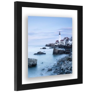 Americanflat Floating Picture Frame with polished glass - Horizontal and Vertical Formats for Wall - Horizontal and Vertical Formats for Wall - 1 of 4