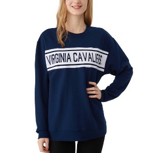 NCAA Virginia Cavaliers Women's Crew Neck Varsity Fashion Top - 1 of 3