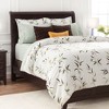 Chanasya Botanical Bamboo Microfiber Duvet Cover Set - 2 of 4