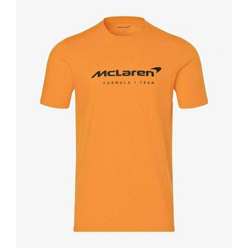 Mclaren F1 Men's Core Essentials Logo T-shirt (papaya, 4xl) : Target