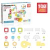 PICASSO-TILES Marble Run Magnetic Tiles for Kids, 100PCS, Mini Construction Magnet Tiles Race Track Building Blocks STEM Toy - 3 of 4