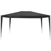 vidaXL Party Tent Anthracite Polyethylene roof and steel frame - 3 of 4
