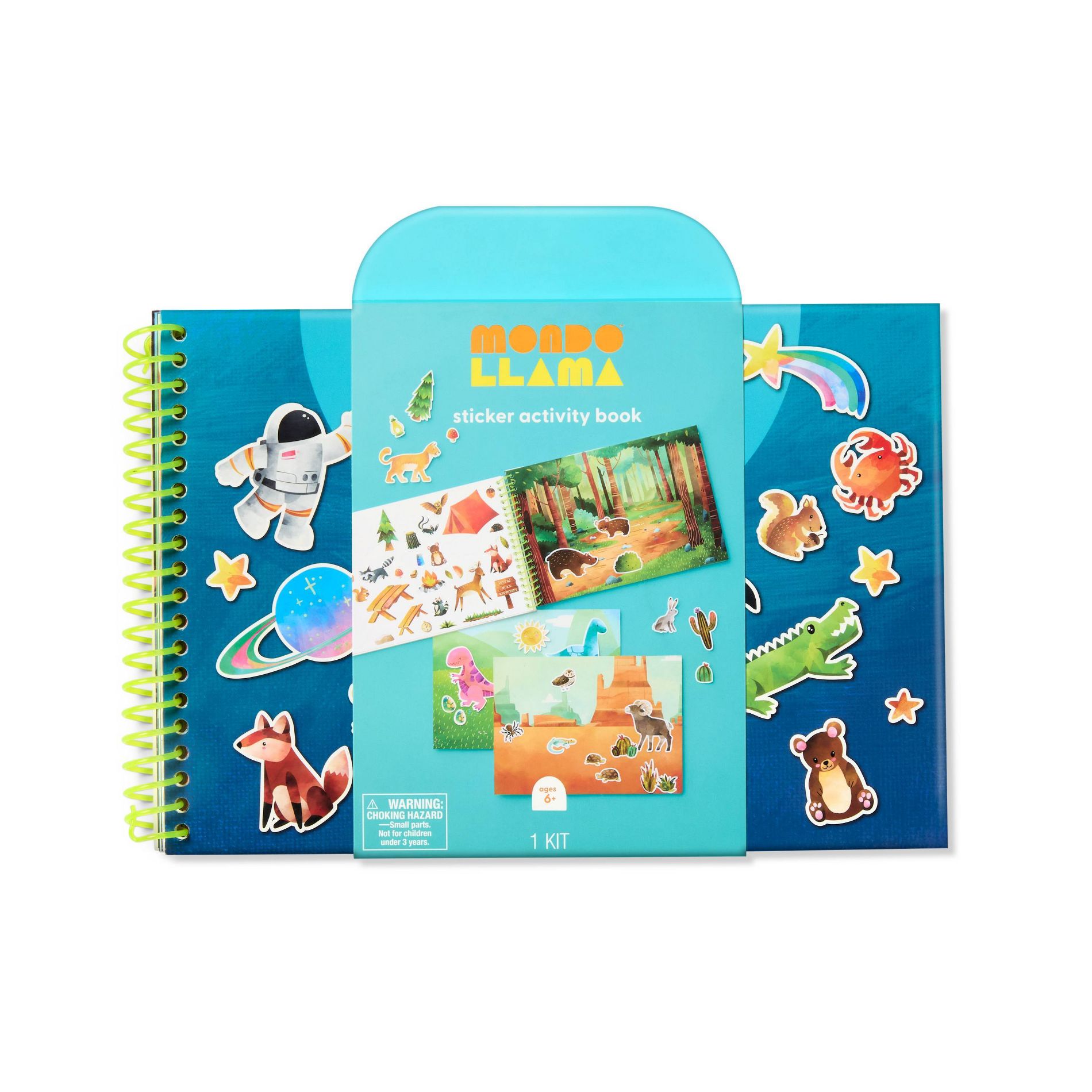 Summer Craft Sticker Scenery Activity Book - Mondo Llama™