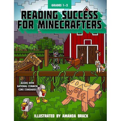 Reading Success for Minecrafters: Grades 1-2 - (Reading for Minecrafters) by  Sky Pony Press (Paperback)