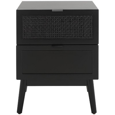 Baisley 2 Drawer Rattan Nightstand - Safavieh