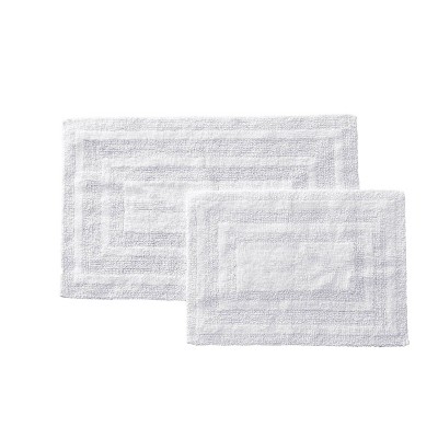 2pc Logan Bath Rug Set White - Eddie Bauer