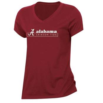 NCAA Alabama Crimson Tide Women's Core V-Neck T-Shirt