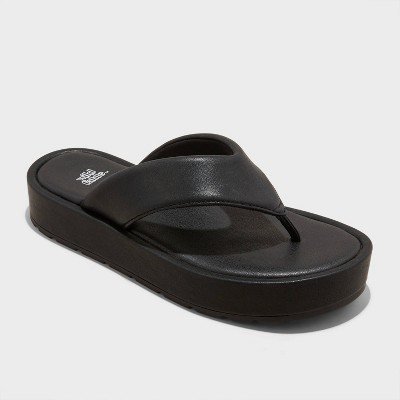 Women's Hayley Slide Sandals - Wild Fable™ Black 7 : Target