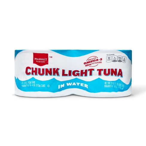 Chuck Light Tuna In Water 5oz 4ct Market Pantry Target