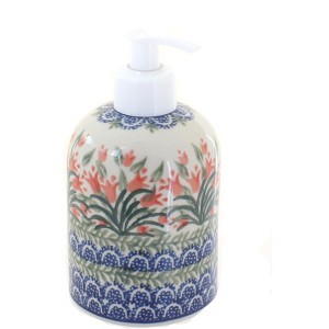 Blue Rose Polish Pottery 573 Ceramika Artystyczna Soap Dispenser - 1 of 1