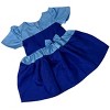 Doll Clothes Superstore Two Tone Blue Dress Fits 15 Inch Baby Dolls - 4 of 4
