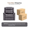 Bestier 37" Power Lift Recliner Chair With Massage and Heating for Living Room, Electric Lift Recliner Single Sofa with Side Pockets for Elderly - 3 of 4