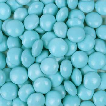1 lb Light Blue Candy Milk Chocolate Minis by Just Candy (approx. 500 Pcs)