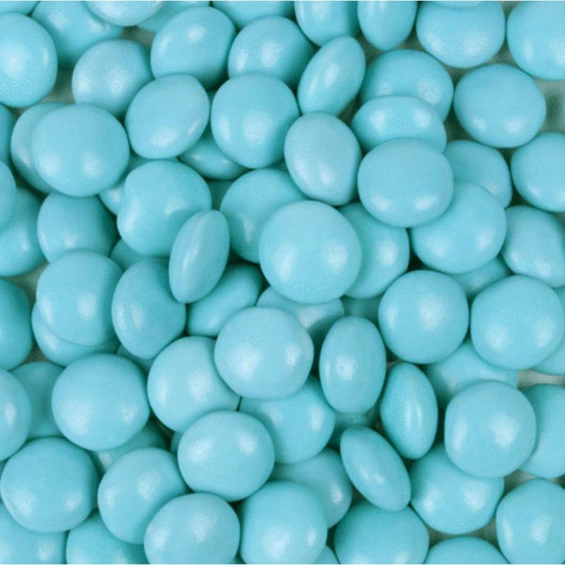 1 lb Light Blue Candy Milk Chocolate Minis by Just Candy (approx. 500 Pcs), 1 of 3