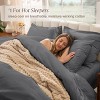 100% Organic Cotton Percale Duvet Cover and Sham Set by Bare Home - 3 of 4