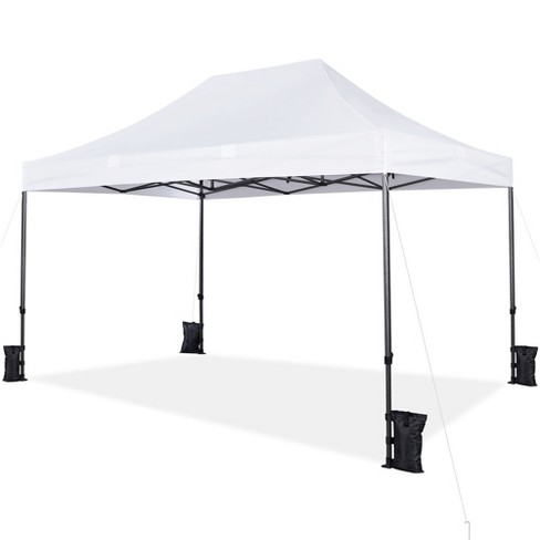 Yaheetech 10x15ft Commercial Canopy For Commercial Market Party, White ...