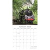 2026 Square Wall Calendar, Steam Trains, 16-Month Black & White Photos Theme with 180 Reminder Stickers (12x12 In) - 3 of 4