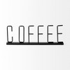 HomeRoots 5" Black Metal Home Coffee Tabletop Sign - 4 of 4