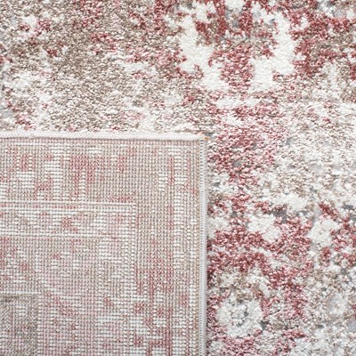 Ethereal Ivory Abstract 4' x 6' Synthetic Area Rug