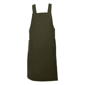 Unique Bargains Cross Back Apron with Pockets 1 Pc - 1 of 4