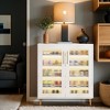 Hommoo Shoe Cabinet with Acrylic Doors and LED Light - 2 of 4