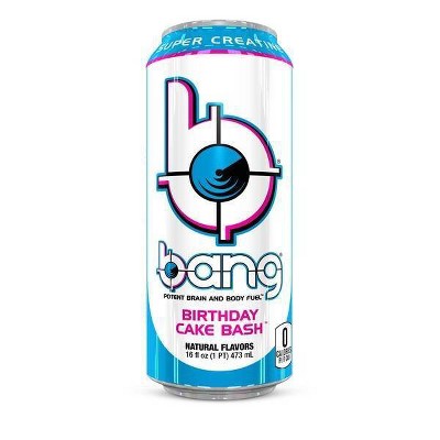 BANG Birthday Cake Energy Drink - 16 fl oz Can