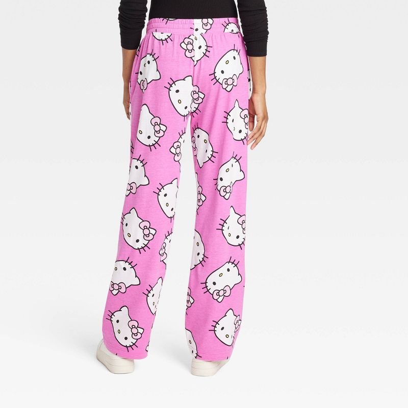Women's Hello Kitty Graphic Pants - Pink, 2 of 4