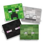 8ct Minecraft Party Masks
