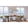 Urban Ambiance Luxury Industrial Chandelier 9''H x 38''W,  Galvanized Steel Finish,  Berkeley Collection, UHP3913 - 2 of 4