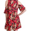 Women's Floral Cold Shoulder Dress - umgee - 4 of 4