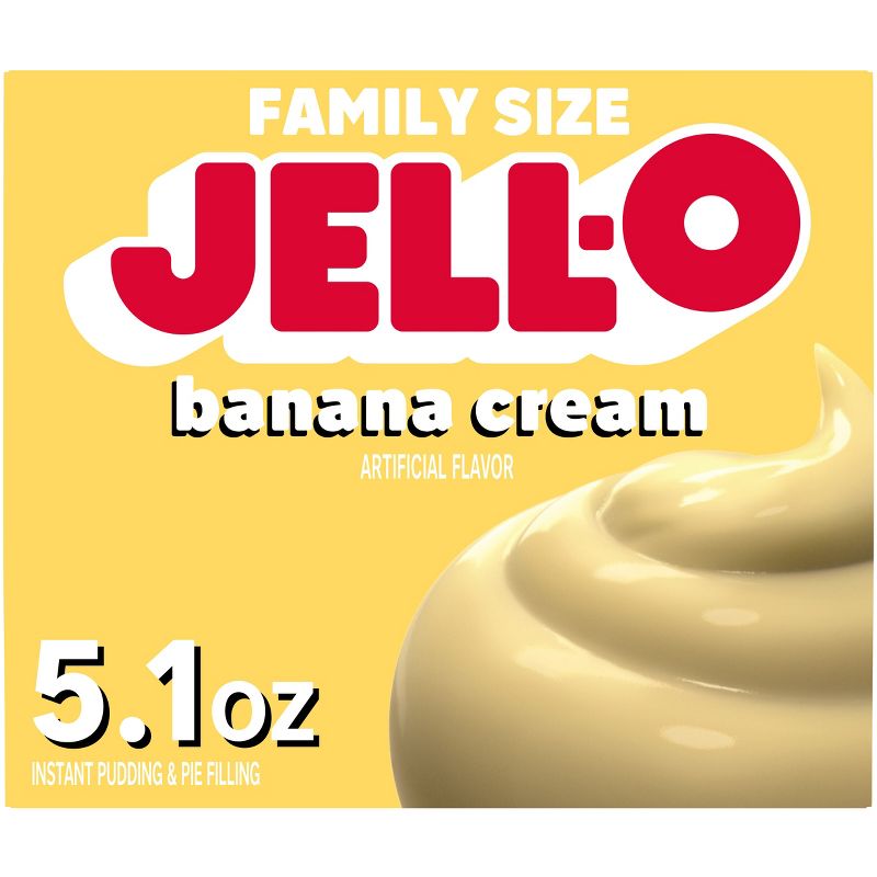 JELL-O Instant Banana Cream Pudding &#38; Pie Filling - 5.1oz, 1 of 10