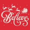 Mens Lost Gods Believe Santa Sleigh T Shirt - 2 of 4