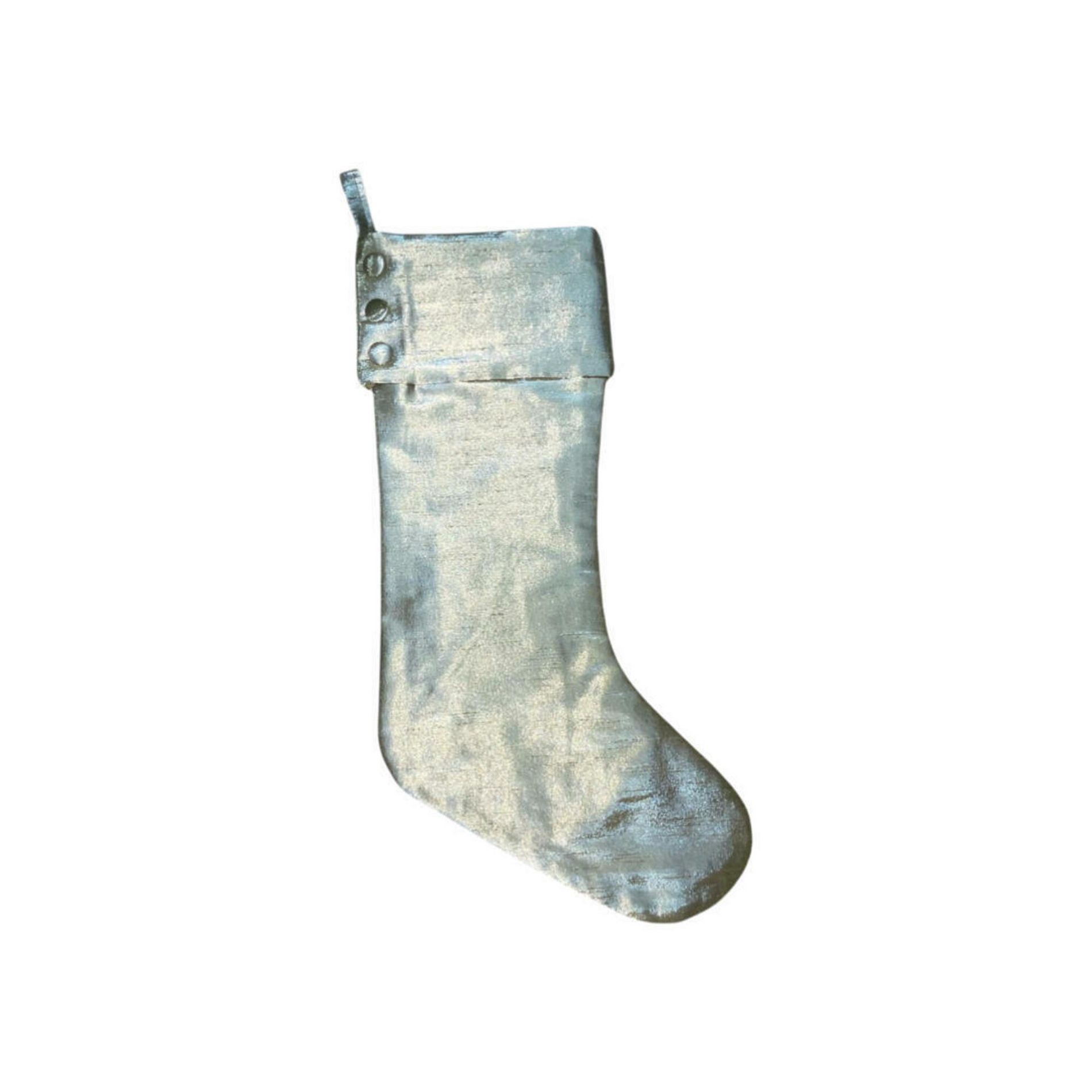 Vickerman Metallic Christmas Stocking