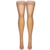 Truform Sheer Compression Stockings, 15-20 mmHg, Women's Thigh High Length, 20 Denier - 3 of 4