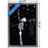 Trends International Skeleton Collecting Stars Framed Wall Poster Prints - 3 of 4