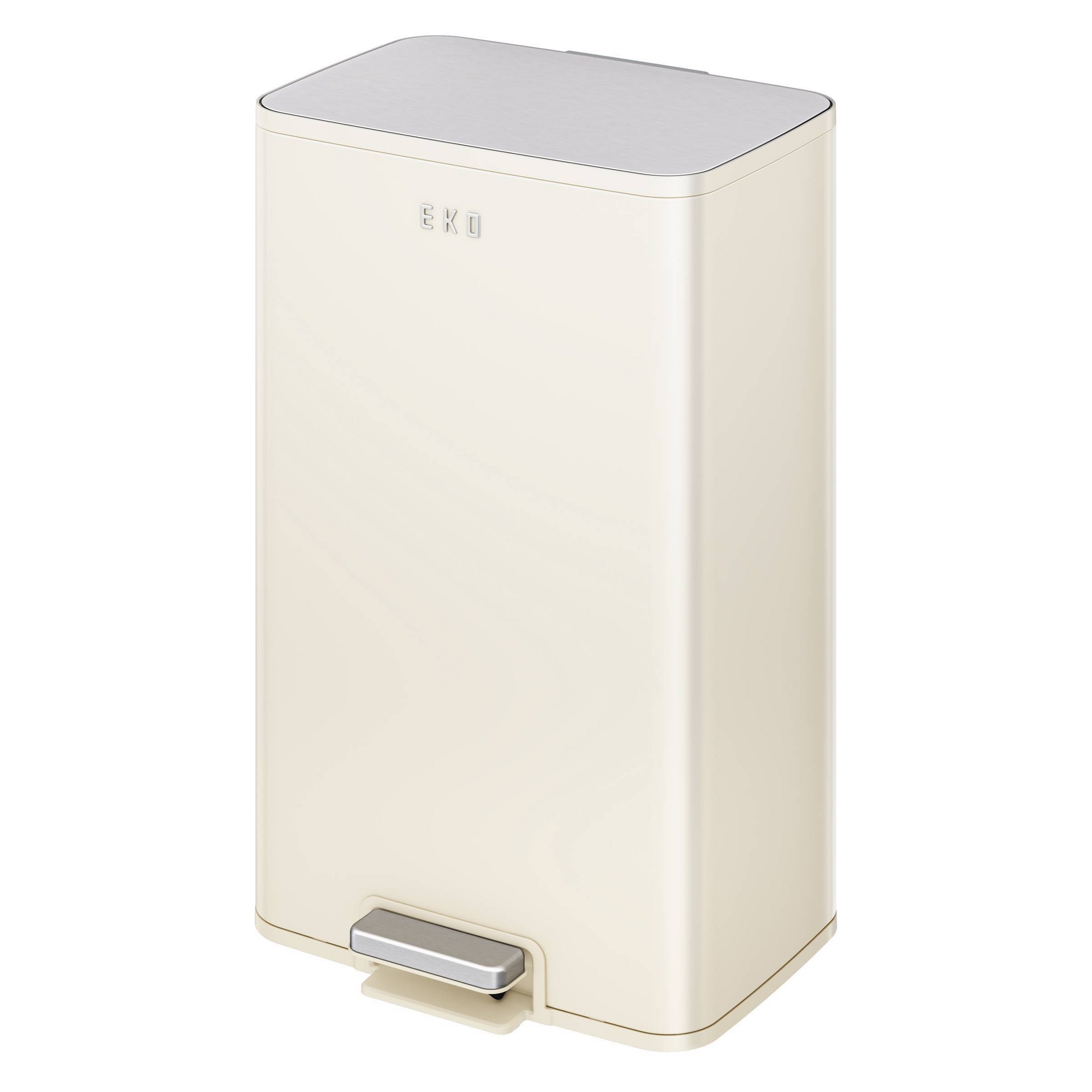 EKO Marina 50L Step Trash Can Vanilla