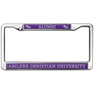 Abilene Christian Alumni Logo Full Size Standard License Plate Metal Frame - 1 of 4