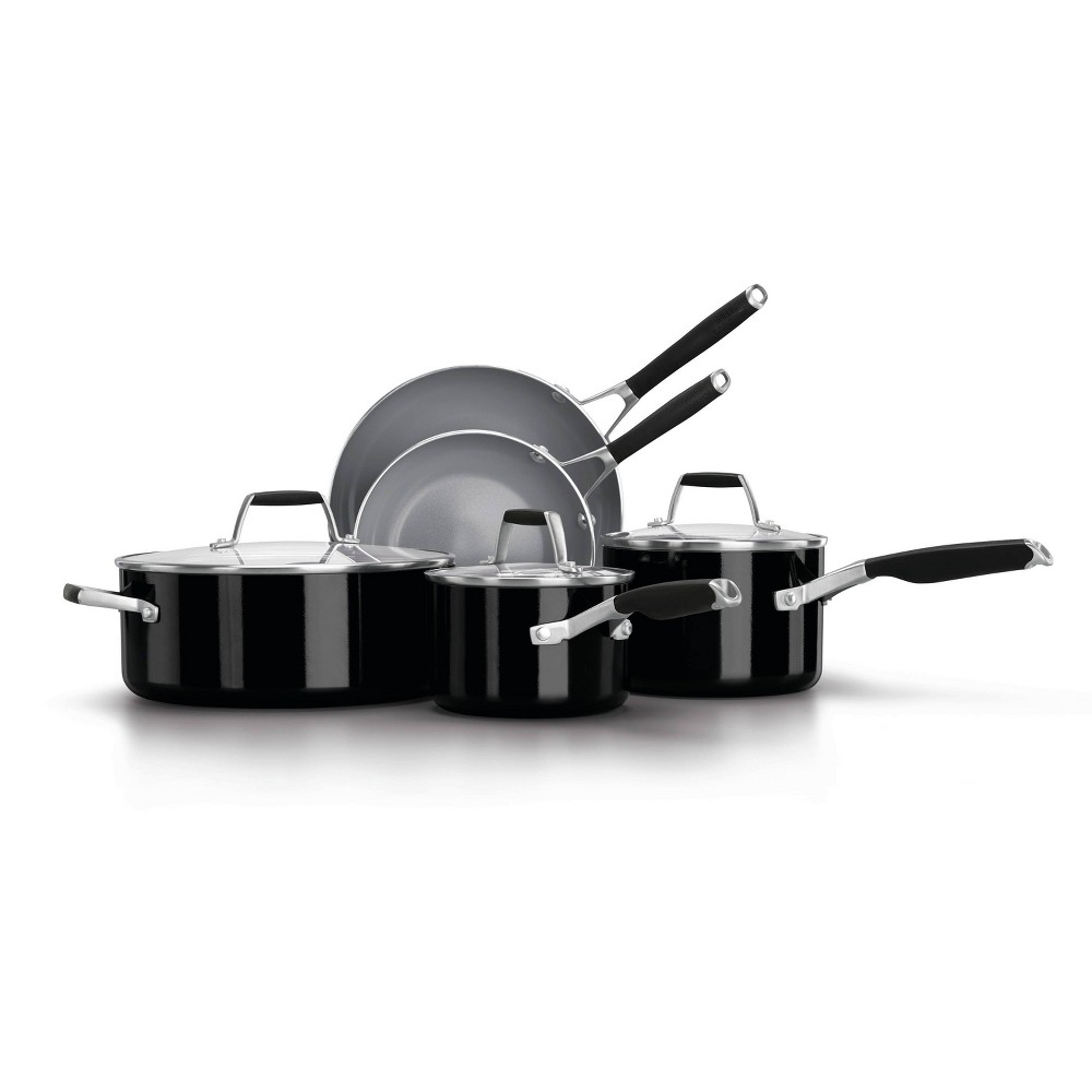 Photos - Stockpot Calphalon Select by  8pc Oil Infused Ceramic Cookware Set 