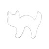 Unique Bargains Cookie Mould Cutter Cat-Shaped Dishwasher Safe Stainless Steel Silver Tone 1Pcs - 4 of 4