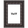 PosterPalooza | 3.5" Wide Ornate Black Picture Frame - UV Acrylic, Foam Board Backing, Hanging Hardware - 2 of 4