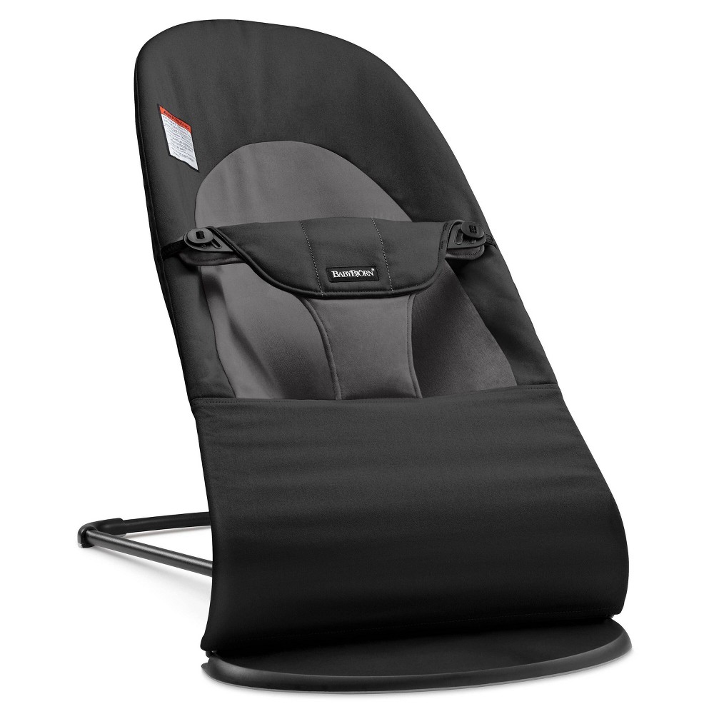 BabyBjorn Bouncer Balance Soft Woven - Black/Dark Gray -  92331697