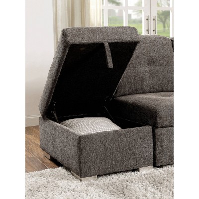 target grey storage ottoman